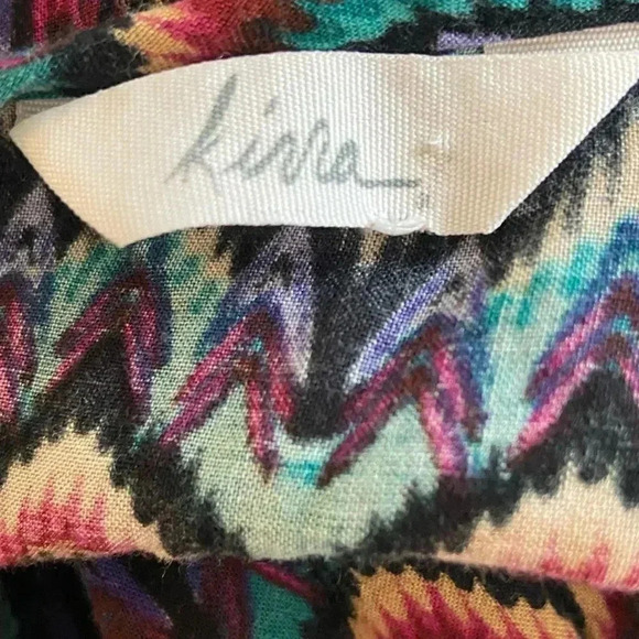 Kirra front zip multicolored mini dress EUC size M - Picture 6 of 9